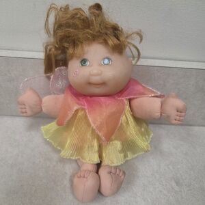 Vintage 1995 Mattel Cabbage Patch Kids Garden Fairies Doll (Pink & Yellow)
